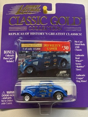 Johnny Lighting Classic Gold Collection 193 Willy's Gasser #30 1998