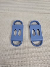 Dr. Brown 100 Silicone Baby Bottle Handle Blue lot of 2 fits narrow bottles