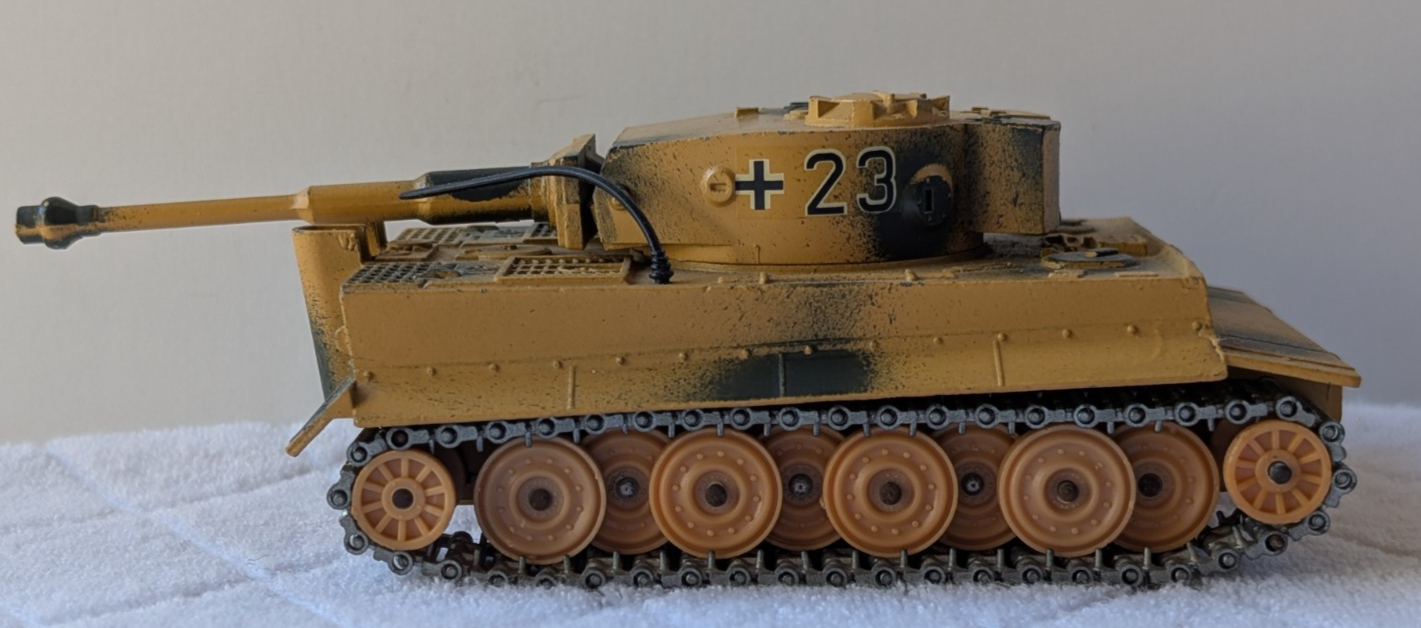 Char Tigre Solido N°222 - échelle 1/2 - Vintage 1969 - Fabrication Française