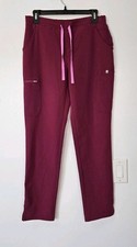Figs Women's Yola Skinny Scrub Pants Technical Collection Berry Pink Size S