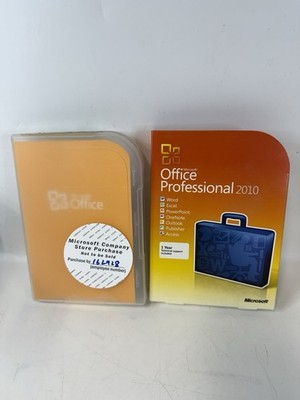 Microsoft Office Professional 2010 DVD   Complete Retail Box   Product Key Inc