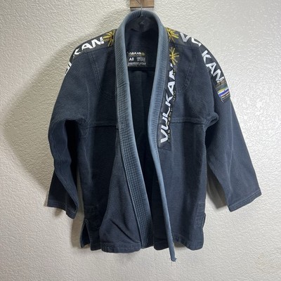 Men's Vulkan The Real Jiu Jitsu Black Top Pro A0 Fight Wear 100% Cotton Jacket