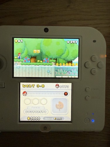 Nintendo 2DS Konsole inkl. OVP / Special Edi./ New Super Mario Bros. 2 16 Spiele - Bild 4 von 13