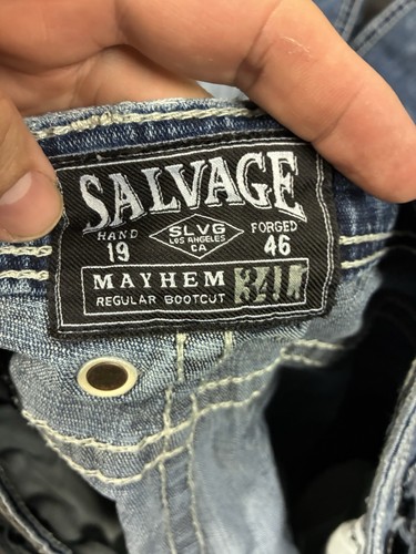 Salvage Supply Buckle Jeans Mens 34L Havoc Regular Bootcut Denim - Picture 21 of 23