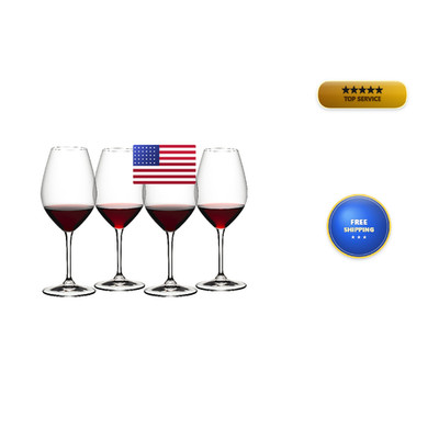 Riedel Wine Friendly Red Wine Glasses Set Of 4-23 Fl. Oz. Elegant Stemmed