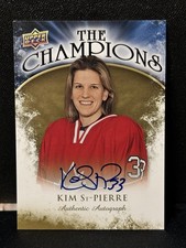 2009-10 Upper Deck The Champions Kim St-Pierre Gold Auto