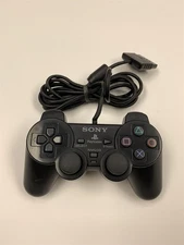 Black Dual Shock 2 Controller Official Sony PlayStation 2 PS2 SCPH-10010