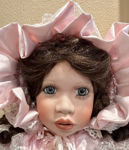 Kais "RAE ANN" 31" Victorian Porcelain Doll by JANIS BERARD: Treasured Heirloom - Picture 2 of 20