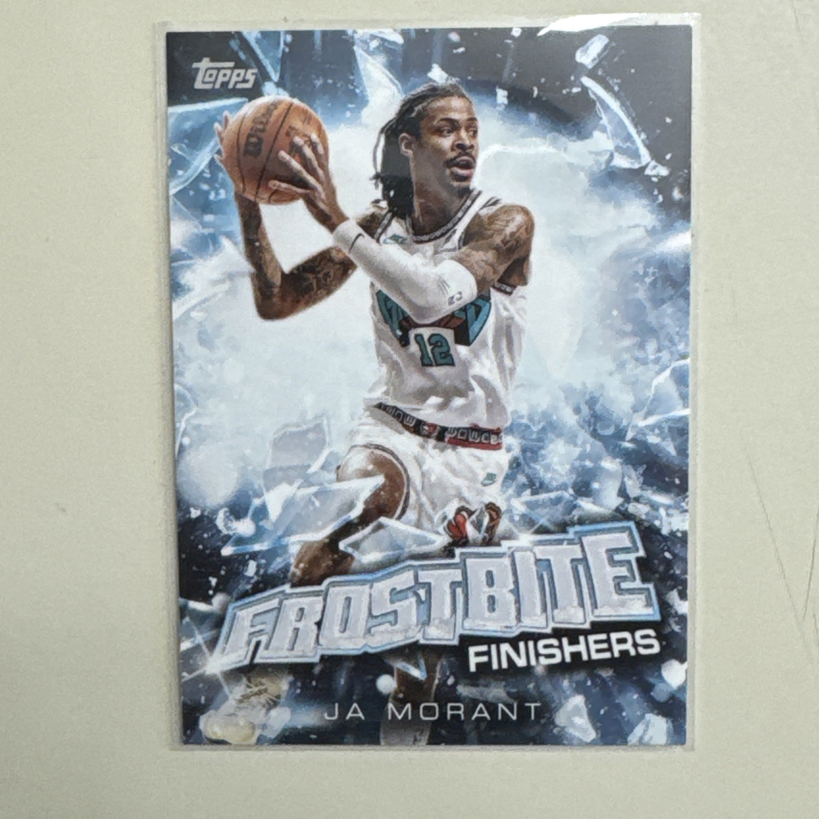 2025-26 Topps Holiday Basketball Frostbite Finishers Insert SSP Ja Morant