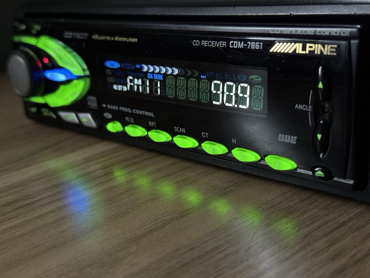 ALPINE In-Dash CD Changer　3DA-7885J High End Pure Deck] ALPINE 3DA-7885J cd changer player with