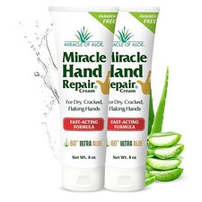 Miracle Hand Repair Cream for Dry Cracked Hands 8 oz Best Healing Hand 2-pack