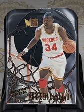 1995-96 Fleer Metal - Maximum Metal Hakeem Olajuwon #7