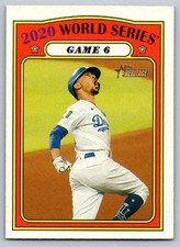 2021 Topps Heritage #30 2020 World Series - Game 6 ungraded