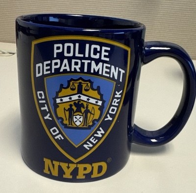 NYPD 9/11 Memorial Ceramic Coffee Mug Police Shield Logo New York City Cup