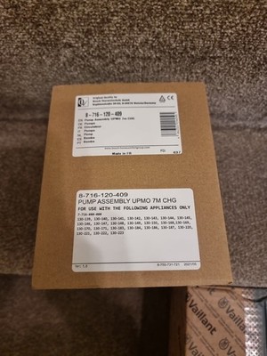  **VERSIEGELTE WORCESTER 8716120409 PUMPE UPMO 7M CHG **24 STUNDEN LIEFERUNG!!