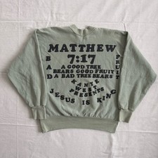 Cactus Plant Flea Market CPFM Kanye West Jesus Is King Sweatshirt L Yeezy Crew