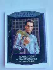upper deck black diamond Robert Davi as Franz Sanchez Excuisate james bond