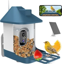 Bird Feeder with Camera, Smart Birdwatching -  Solar Powered, AI Identification