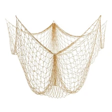 Fishing Net Decorations, 79x60 Nautical Decor for Birthday Party, Baby Shower