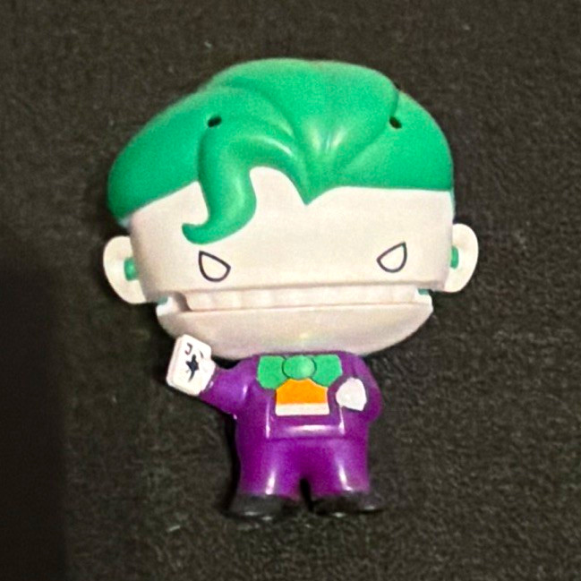 The Joker DC Plastic Mini Figure Green Hair Purple Suit, No Packaging