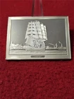 SHIPS' AHOY LANCING 3.125 Troy Oz Sterling Silver Proof                 #T0840