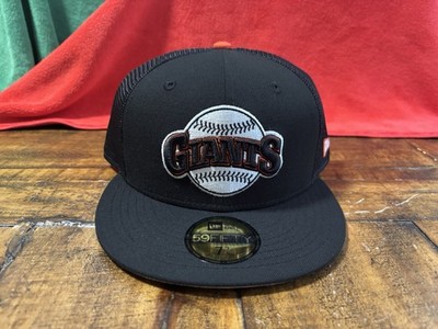 San Francisco Giants 1983-1993 Logo Black New Era Fitted 7 7/8