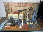 Vintage Marx Atomic Cape Canaveral Missile Base Playset Parts With Original Box