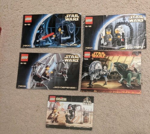 Lego Star Wars Anleitung #7101, 7200, 7201, 7202, 7255