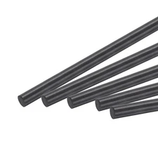 Carbon Fiber Rod Pole, 7mm x 100mm for RC Car Plane, Pack of 5