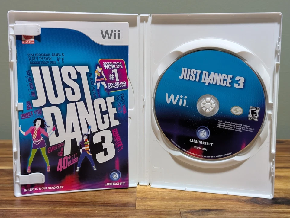 Just Dance 3 (Nintendo Wii, 2011) ➡️CIB Complete  - Tested - Near Mint 📀! - Image 3 of 4