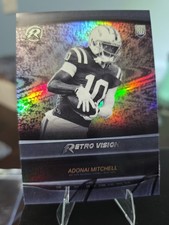 Adonai Mitchell 2024 Topps Resurgence Retro Vision Case Hit Rookie