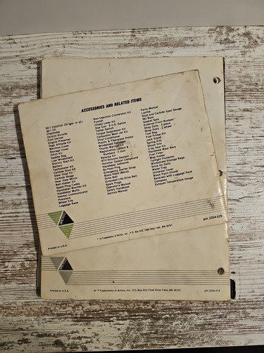 1990 Arctic Cat Panther Jag AFS Snowmobile Service and Operator's Manual Used PB - Picture 2 of 10