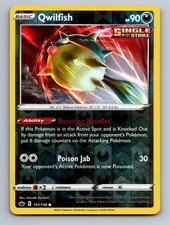 qwilfish pokemon card Pokemon Trading Card Game Shining Legends Single Card Common Qwilfish 21