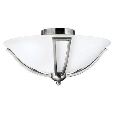 Hinkley Lighting Bolla 2 Light Bath Flush Mount, Brushed Nickel - 4660BN