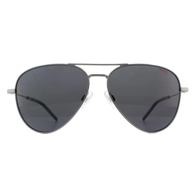 Hugo by Hugo Boss Sonnenbrille HG 1059/S KJ1 IR Dunkel Ruthenium Grau - Bild 1 von 4