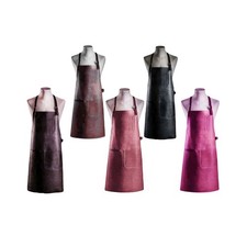 Leather Work Apron with Pockets for Men Women...