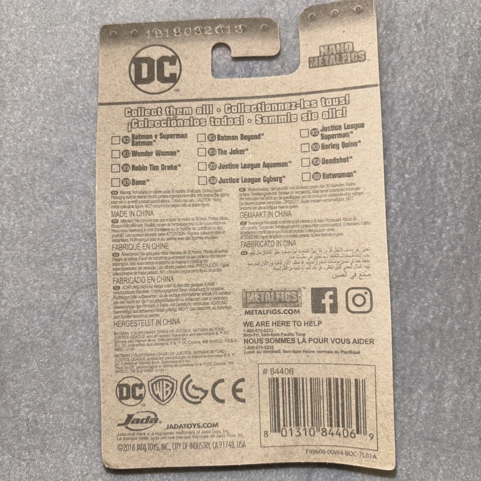 DC Comic The Joker Nano Metalfigs - Image 3 of 3