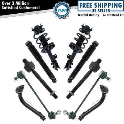 Front and Rear Steering & Suspension Kit Fits 2010-2013 Kia Forte Forte Koup