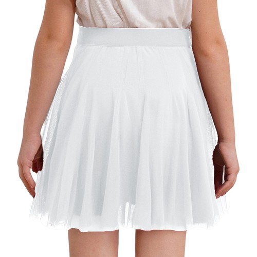 Niños Niñas Ropa de Baile Vacaciones Falda Cintura Elástica Disfraz Malla Informal Fiesta - Imagen 35 de 43