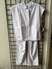 Koi Women's Solis White Straight Leg Scrub Set Size Small NEW
