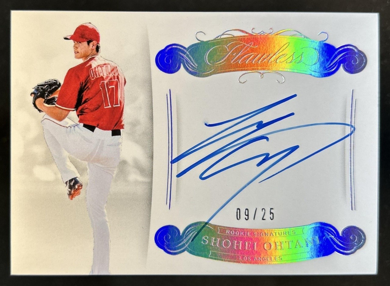 2018 Panini Flawless Shohei Ohtani Rookie Auto Autograph RC #/25 Angels