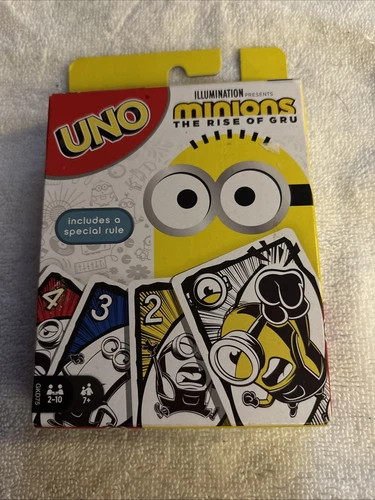 UNO Minions: The Rise of Gru Card Game for Kids and Family with Themed Deck