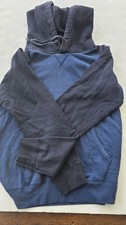 Uniqlo Men Sweat Hoodie Pullover Navy Blue Large lot 322 