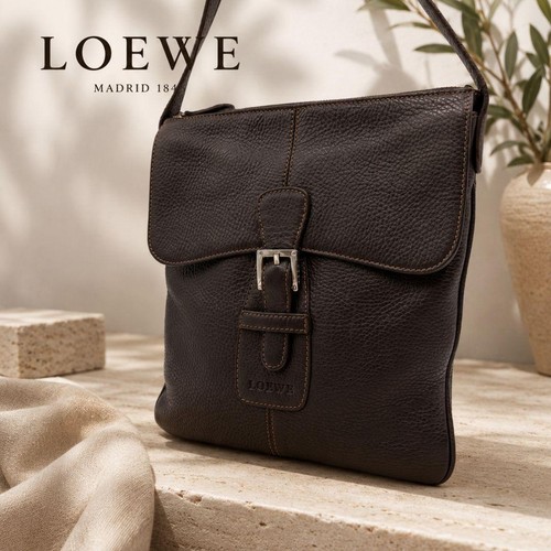 Extreme Excellent condition LOEWE Senda Leather Shoulder Bag with Dust Bag
