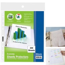 200 Clear Sheet Protectors