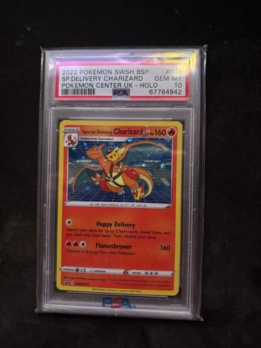 Pokémon Special Delivery Charizard SWSH Promo Holo #SWSH075 PSA 10 2022