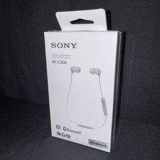 Sony WI-C300 Wireless Bluetooth In-Ear Earbuds C300 Headphones w/ Mic -SEALED