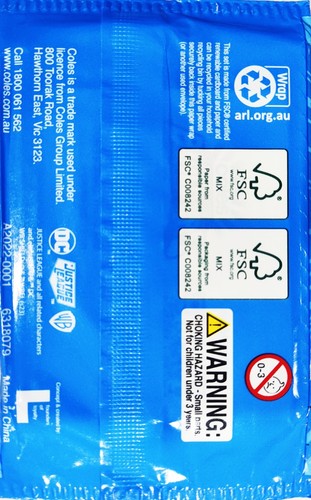 Coles Super Hero Builders DC Brand New Unopened Pack - Picture 2 of 2
