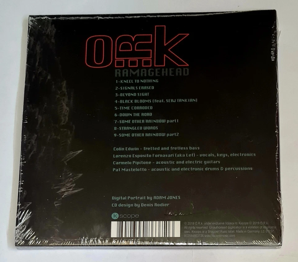 O.R.k. - RAMAGEHEAD * CD LIMITED DIGISLEEVE * ALBUM 2019 * WIE NEU * Explicit  - Bild 2 von 3