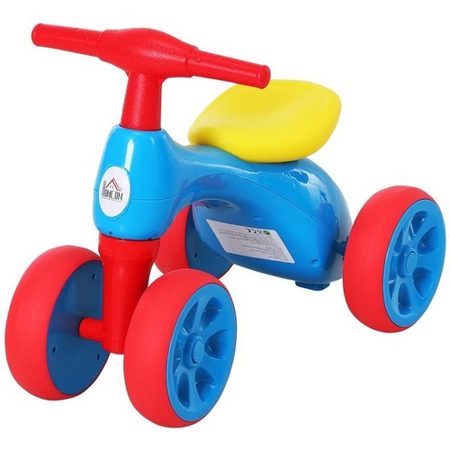 BICICLETTA SENZA PEDALI PER BAMBINI DA 18 A 36 MESI ROSSO BLU GIALLO - Foto 1 di 8